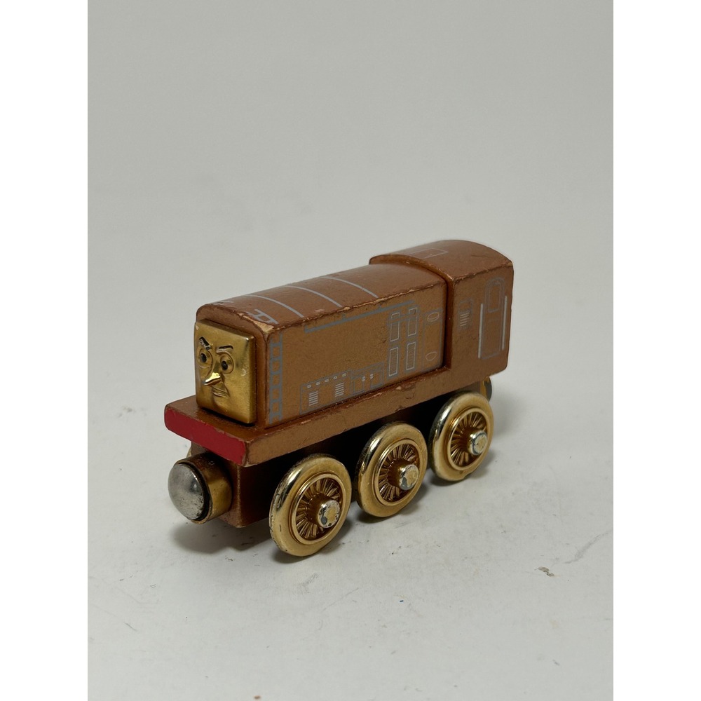 Thomas & Friends Wooden Railway Limited 60 Year Edition Diesel Gold Train Toy